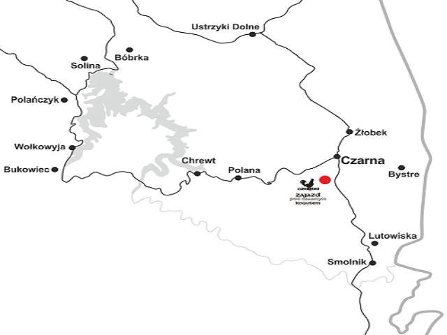 Pod Czarnym Kogutem Bieszczady recreatie, bergen, uitstapjes
